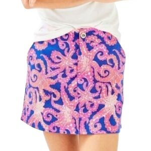 Lilly Pulitzer Nicki Skort - “Blue Mocean” Octopus size 4